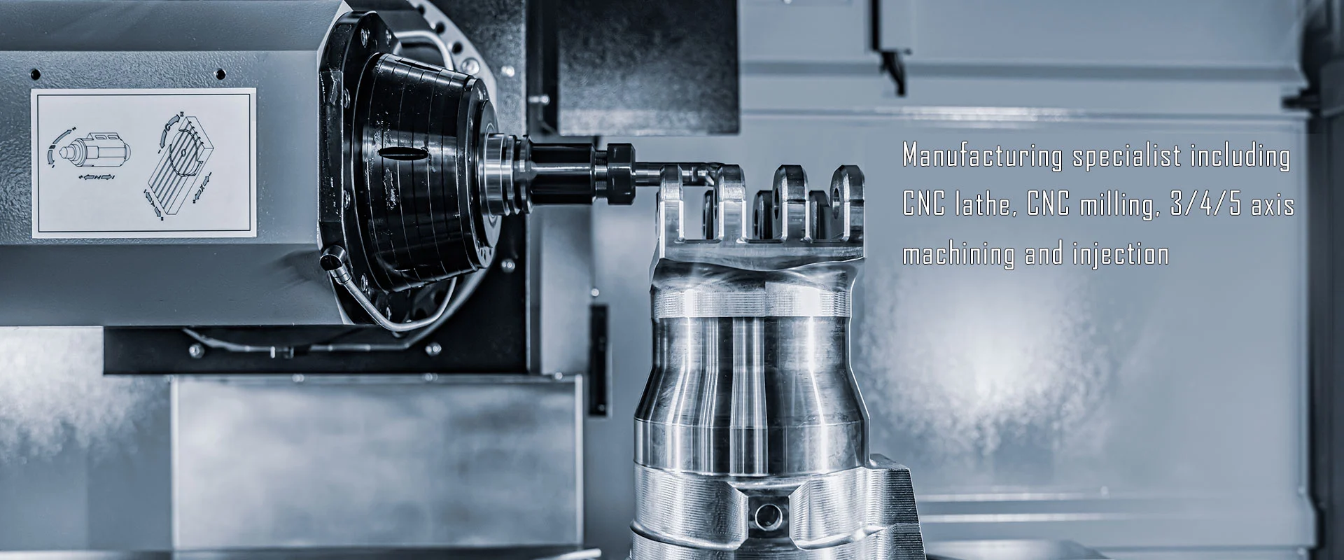 Pièces usinées CNC en métal